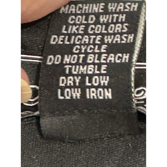 Metro 22 Ladies 2X Black Dress, With Floral Sheer Overlay BoHo - Picture 9 of 12